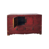 Antique Original Painted Laquered Chinese Small Sideboard